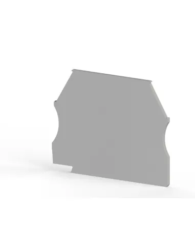 Plaque d'extrémité Klemsan 444120 npp avk 2,5 - 10 grise